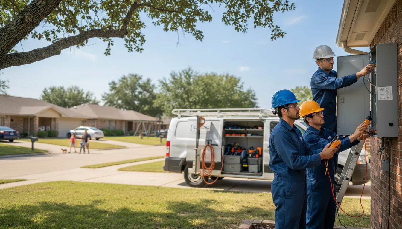 Certified electrician providing emergency electrical services in Sapulpa, OK